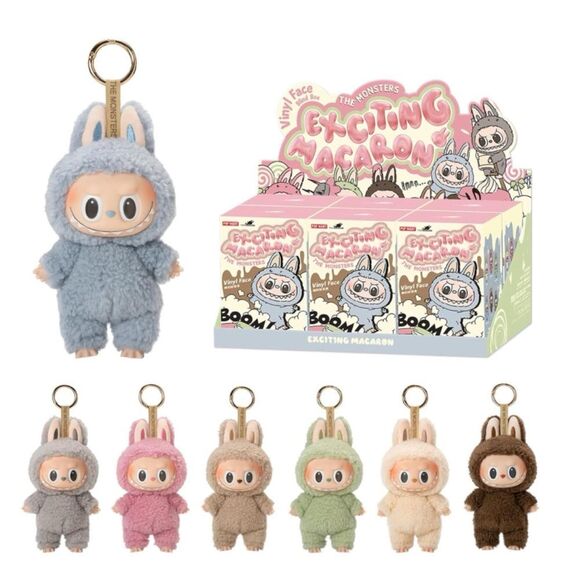POP MART THE MONSTERS LABUBU - Exciting Macaron Vinyl Face Blind Box, Whole Set - Picture 6 of 8